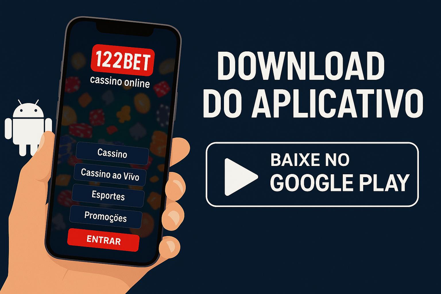 Baixar o 122BET Cassino App